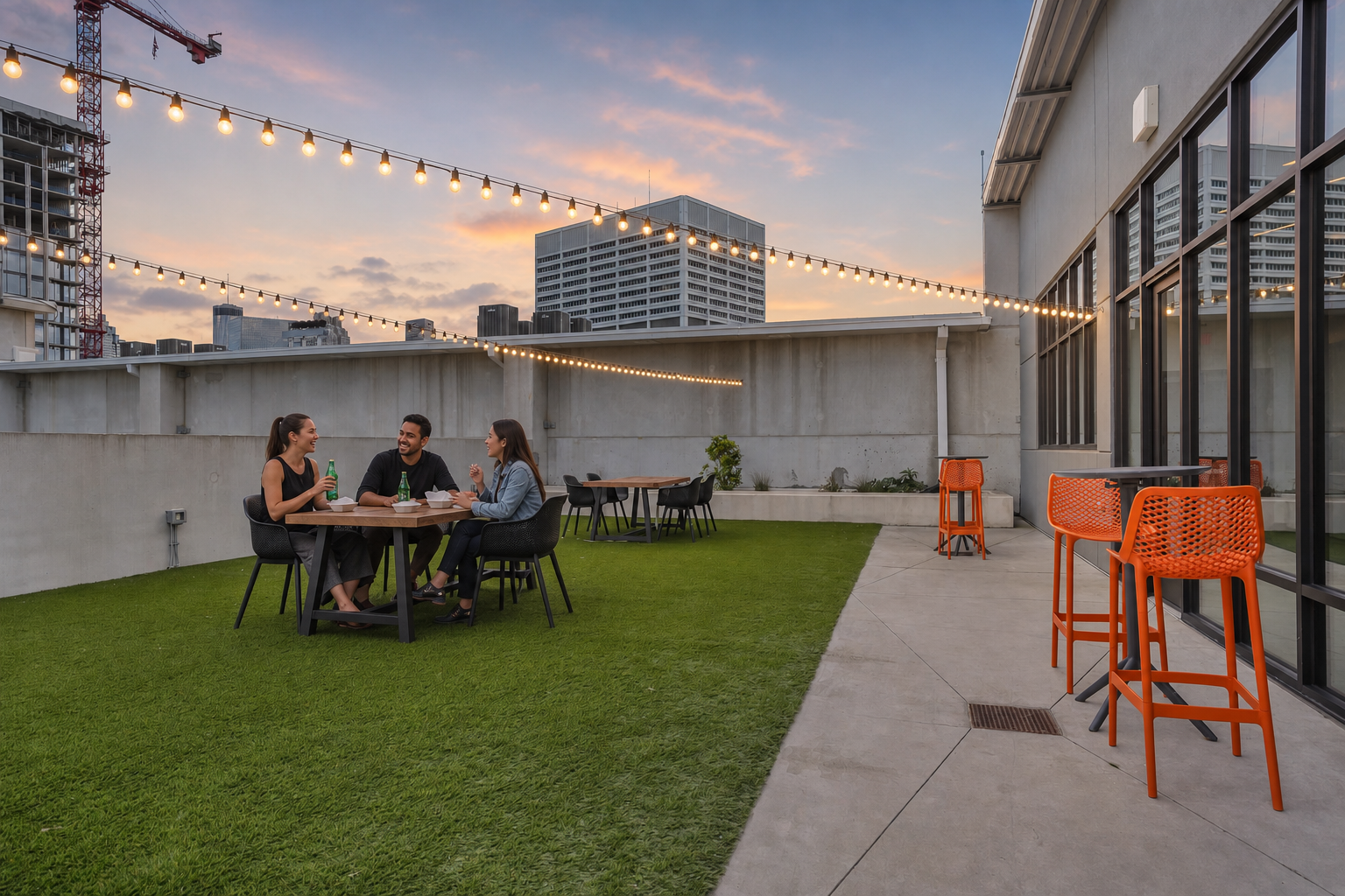 Rooftop Lawn Friends Social Hour